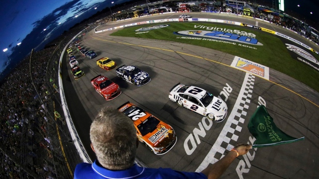 NASCAR race start, The Canadian Press NASCAR race start